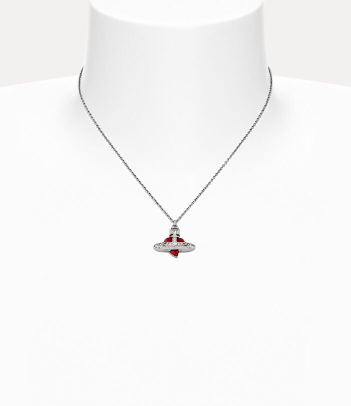 Vivienne Westwood NEW DIAMANTE HEART PENDANT NECKLACE